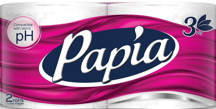 Papia Toilet Rolls 3 Ply (Pack of 32)