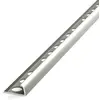Profile outer corner aluminum for tiles 10 mm/2.7 m silver