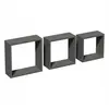 Shelf set gray square Velano FSS 100 3 pcs