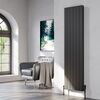 დეკორატიული რადიატორი შავი Logimax Lova 1800x396 მმ
