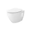 Wall-hung toilet with lid Cersanit B904 MODUO PLUS CLEAN ON white
