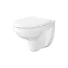 Wall-hung toilet with lid Cersanit B468 white