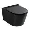 Wall-hung toilet Osis 640 matt black 57x35x40.5 (for installation)