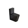 Toilet floor-standing Pate 2920AMB Rimless two-piece black Matt P-TRAP