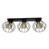 Ceiling lamp Leti 3 E27 metal black diamond 082