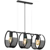 Chandelier Luminex Siner 1377 3x60W E27 black