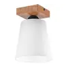 Ceiling lamp Lamkur LULA 1 E27 oak white 47577