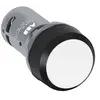 Button ABB white 22mm 1NO