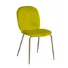 Chair JULE YELLOW 46x57x84 cm