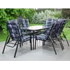 Garden furniture set table and 6 folding chairs HY-009