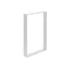 Table leg REI 5-925.35.17P white rectangle 350x250 mm