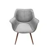 Chair grey JULIAN WALNUT 69x66x79.5 cm