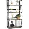Metal rack BLACK+BROWN 125x60x34 cm