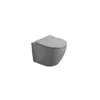 Wall hung toilet Pate B2342MH Rimless Matt Cement gray