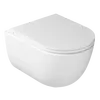 Wall mounted toilet bowl with lid GALASSIA Dream new white 52x36 cm