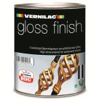 საღებავი ზეთის Vernilac Gloss Finish 0.75 ლ შავი მქრქალი