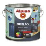 Цветная эмаль Alpina Buntlack SM шелковисто-матовая прозрачная 2.13 л