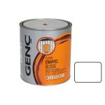 Paint for wood and metal Genc Synthetic glossy paint Silver 1000 white 750 ml