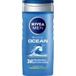შხაპის გელი Nivea Men სხეულისა და თმისთვის Arctic Ocean 2 1-ში 250 მლ