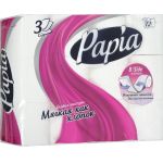 სამფენიანი ტუალეტის ქაღალდი Papia 12 ც
