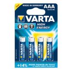 ელემენტი VARTA High Energy AAA Alkaline 4 ც