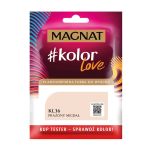 საღებავი-ტესტი ინტერიერის Magnat Kolor Love 25 მლ KL36 მოხალული ნუში