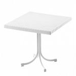 მაგიდა PALMIYE RATTAN White 80x80