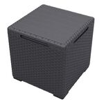 შესანახი ყუთი ბაღის Keter Vigo 37x37x37 სმ გრაფიტი