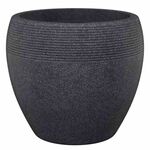 ეზოს პლასტმასის ქოთანი Scheurich 282/30 PLANTER LINEO SCHWARZ GRANIT
