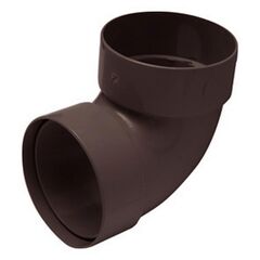 Branch pipe double box RainWay 75 mm 67° brown