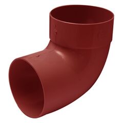 Branch pipe single coupling RainWay 100 mm 67° red