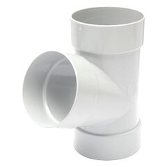Tee pipe RainWay 75 mm 67° white