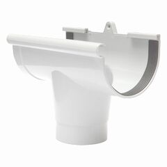 Gutter funnel RainWay 130 mm white