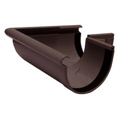External gutter corner RainWay 90° 130 mm brown