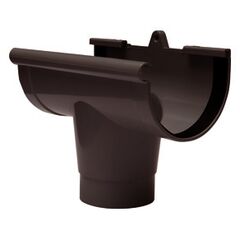 Gutter funnel RainWay 130 mm brown