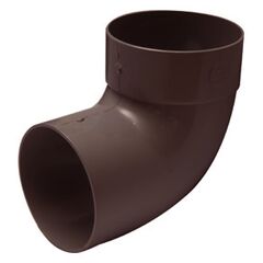 Branch pipe single coupling RainWay 75 mm 67° brown