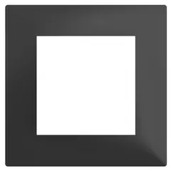 Рамка Legrand 768371 1 местная черная