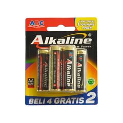 Батарейка алкалиновая ABC Blister AA  4 шт