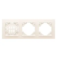 ჩარჩო ჰორიზონტალური EKF ERM-G-303-20 3 განყოფილებიანი ჩალისფერი