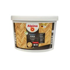 Лак акриловый для паркета и полов Alpina Aqua глянцевый 10 л