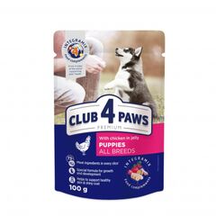 Желе 4 Paws для щенков куриное мясо 0,1кг