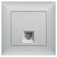 Розетка телефонная без рамки LEGRAND RJ11 Серебряный