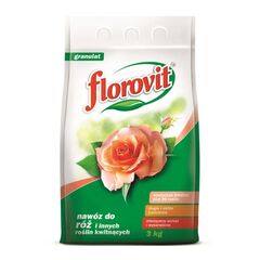 Удобрение для роз Florovit granular fertilizers for roses and other flowering plants 3 kg