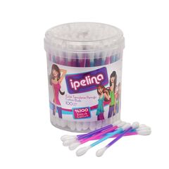 Ватные палочки Ipelina 100 шт круглые цветные