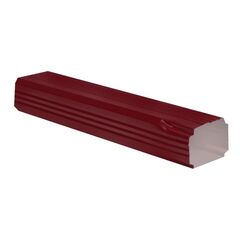 Square drainpipe 0.50x350x3000 mm burgundy