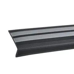 პროფილი საფეხურებისთვის Salag 42x15x910 მმ შავი და ნაცრისფერი