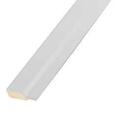 Finishing bar Super Profil MDF 1238 white 2800x38x12 mm