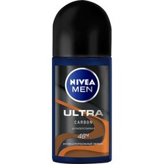 ბურთულიანი დეოდორანტი მამაკაცებისთვის Nivea Ultra Carbon 50 მლ