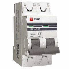 Автоматический выключатель EKF mcb4763-2-63C-pro C63