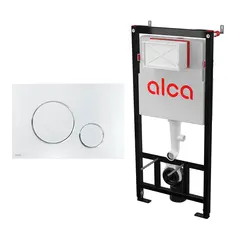 Система инсталяции для унитаза Alcadrain AM101/1120 + кнопка M671